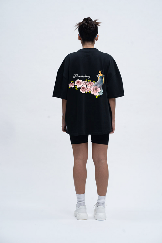 Oversized T-Shirt flourishing Sahar Fashion