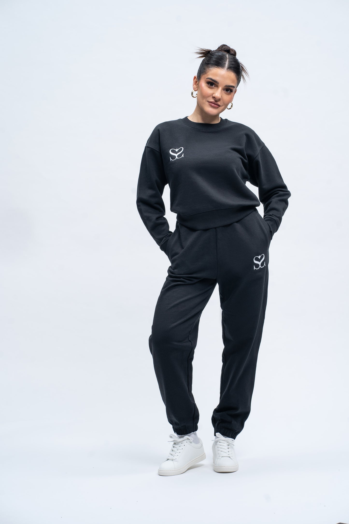 Sahar Fashion Cropped Sweatshirt
