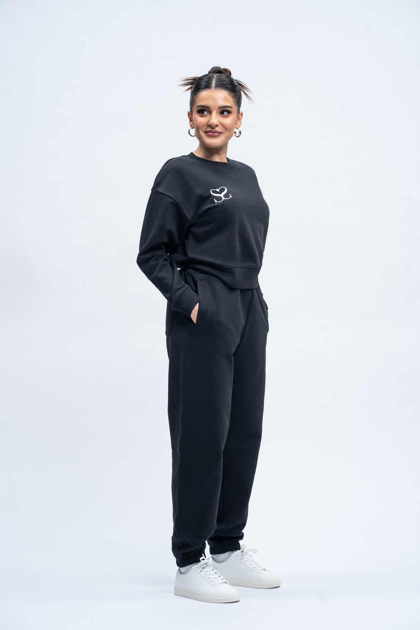 Sahar Fashion Cropped Sweatshirt