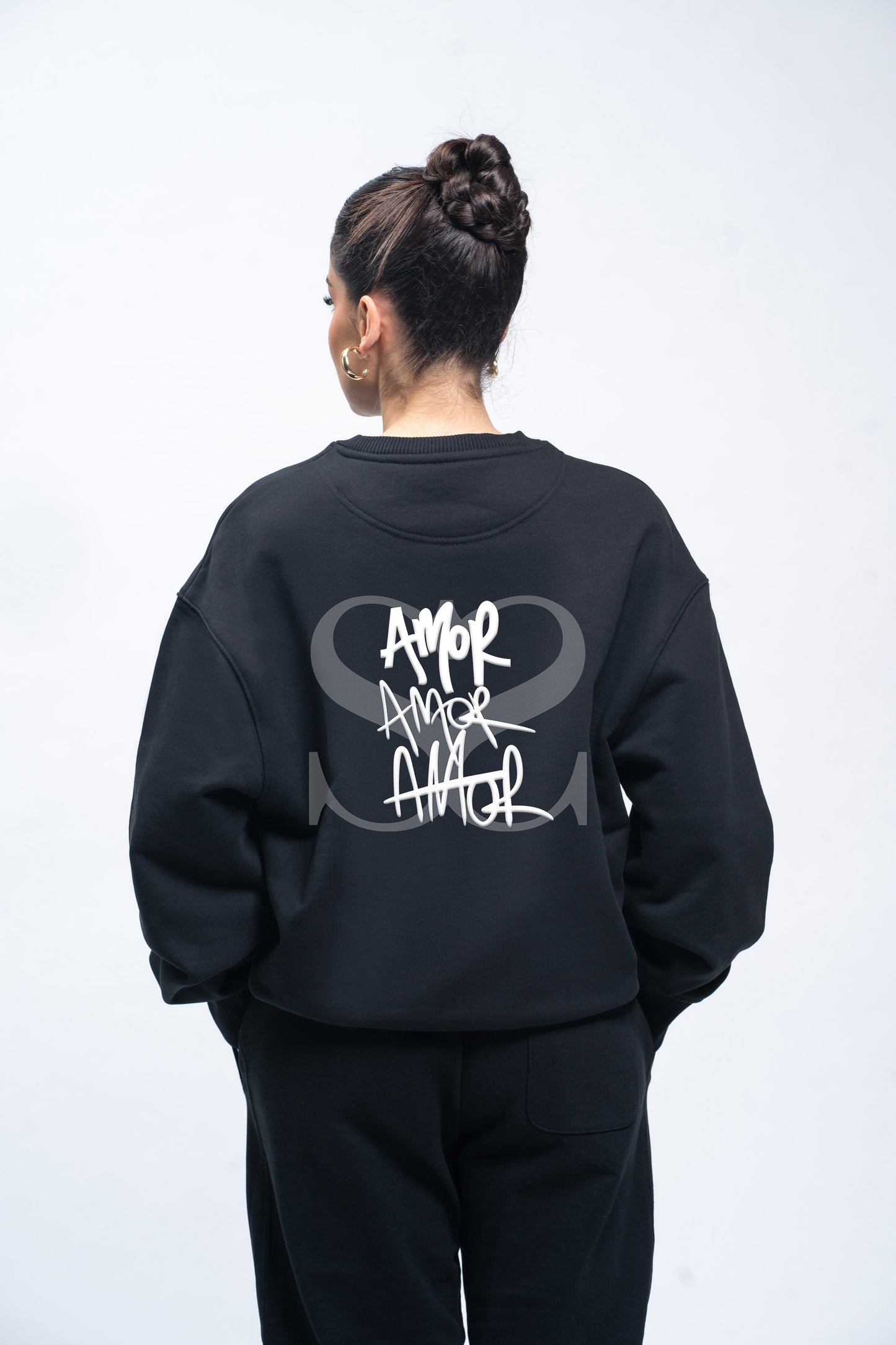 Sahar Fashion Oversized Sweatshirt Amor