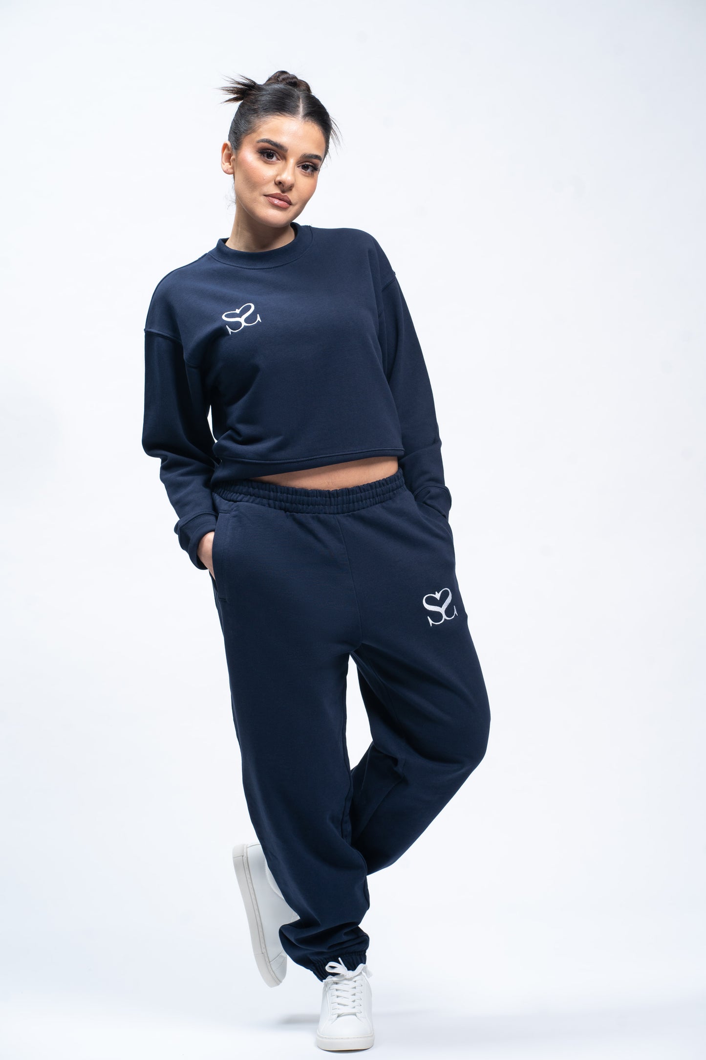 Sahar Fashion Cropped Sweatshirt