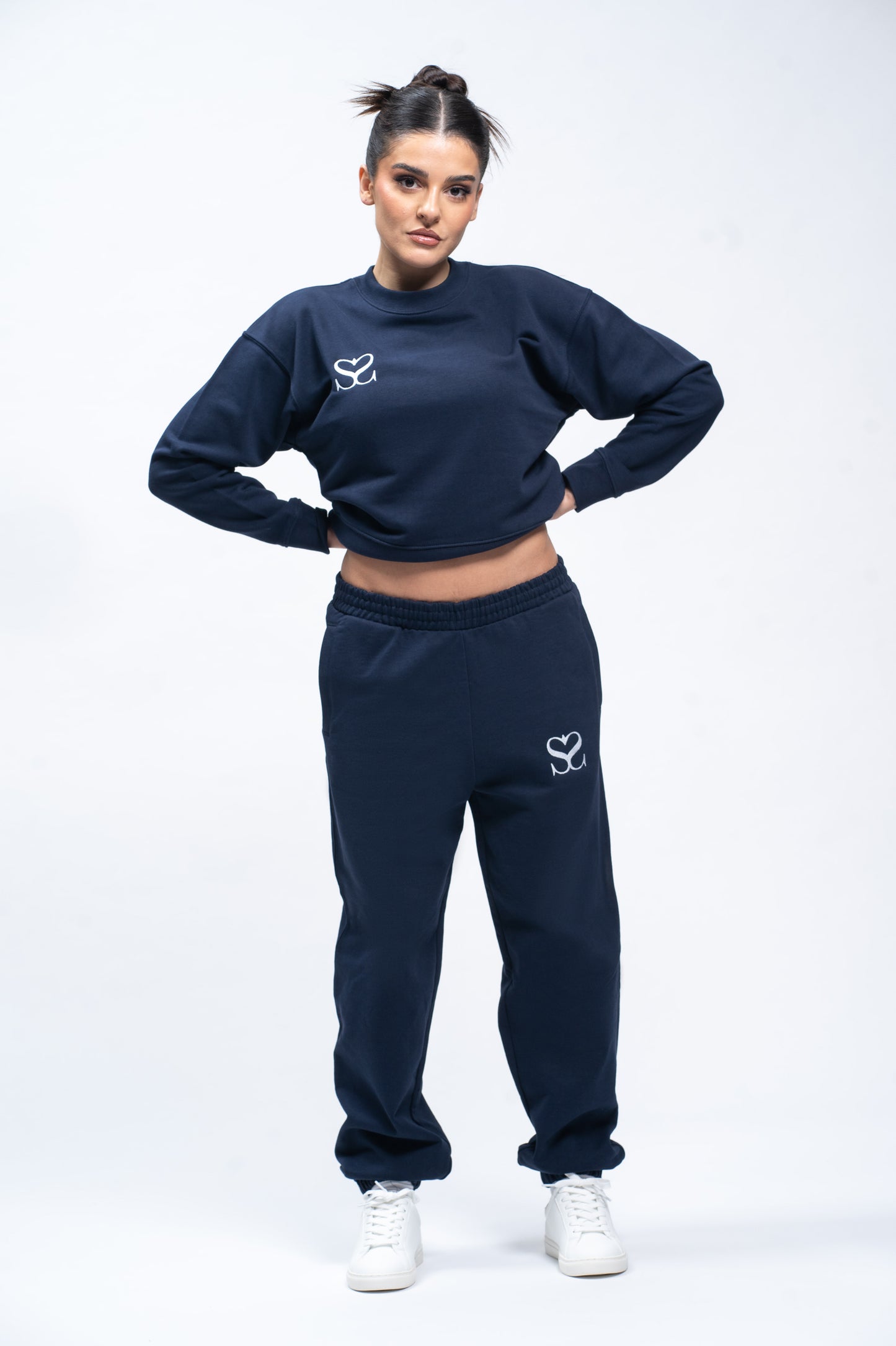 Sahar Fashion Cropped Sweatshirt