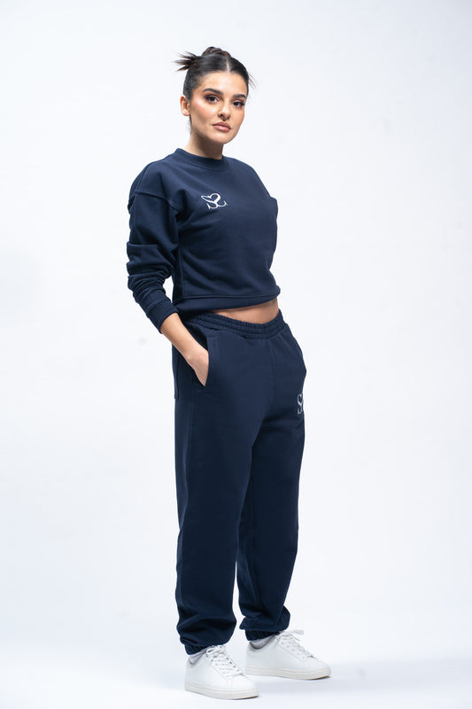 Sahar Fashion Cropped Sweatshirt
