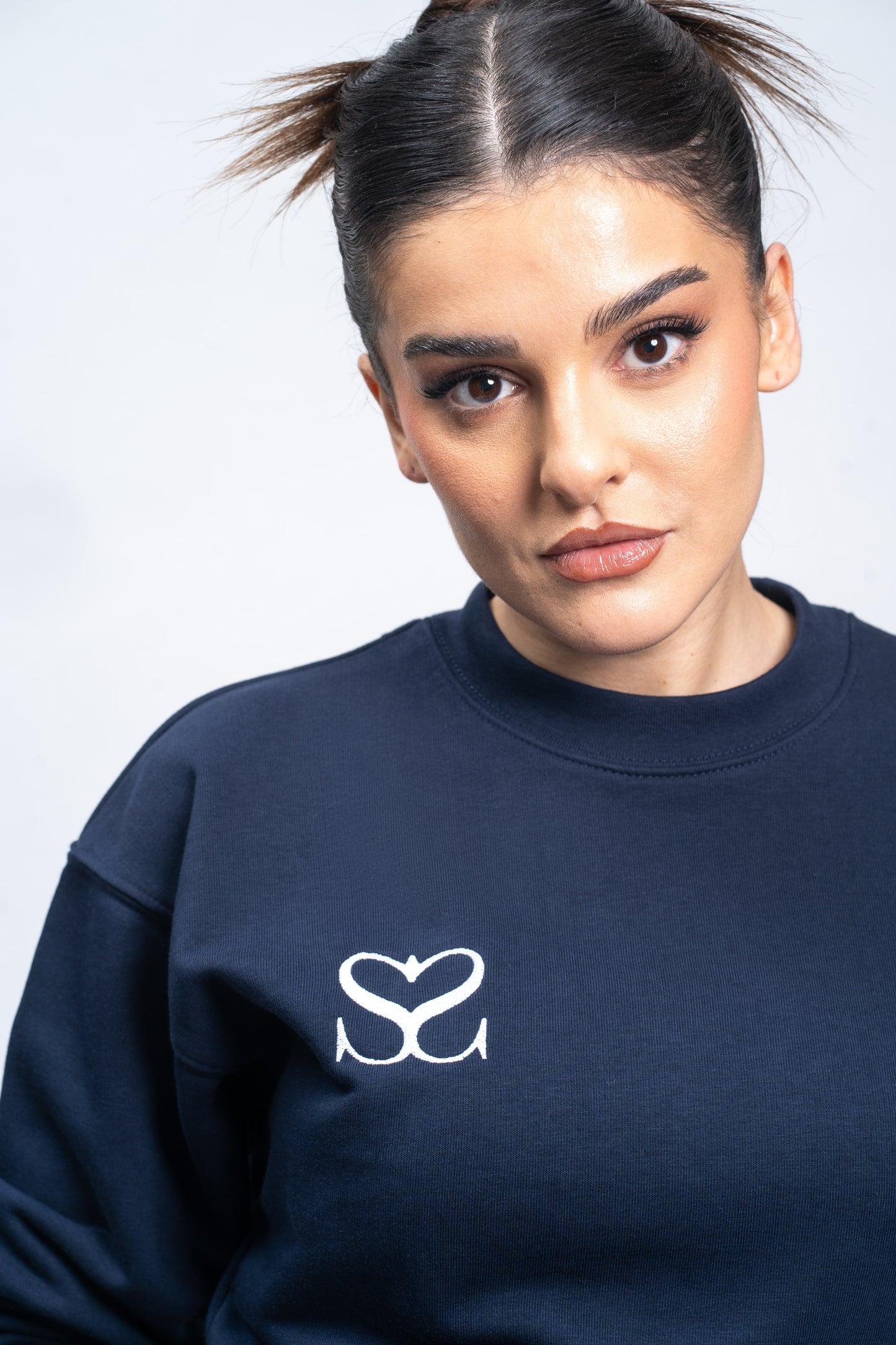 Sahar Fashion Cropped Sweatshirt