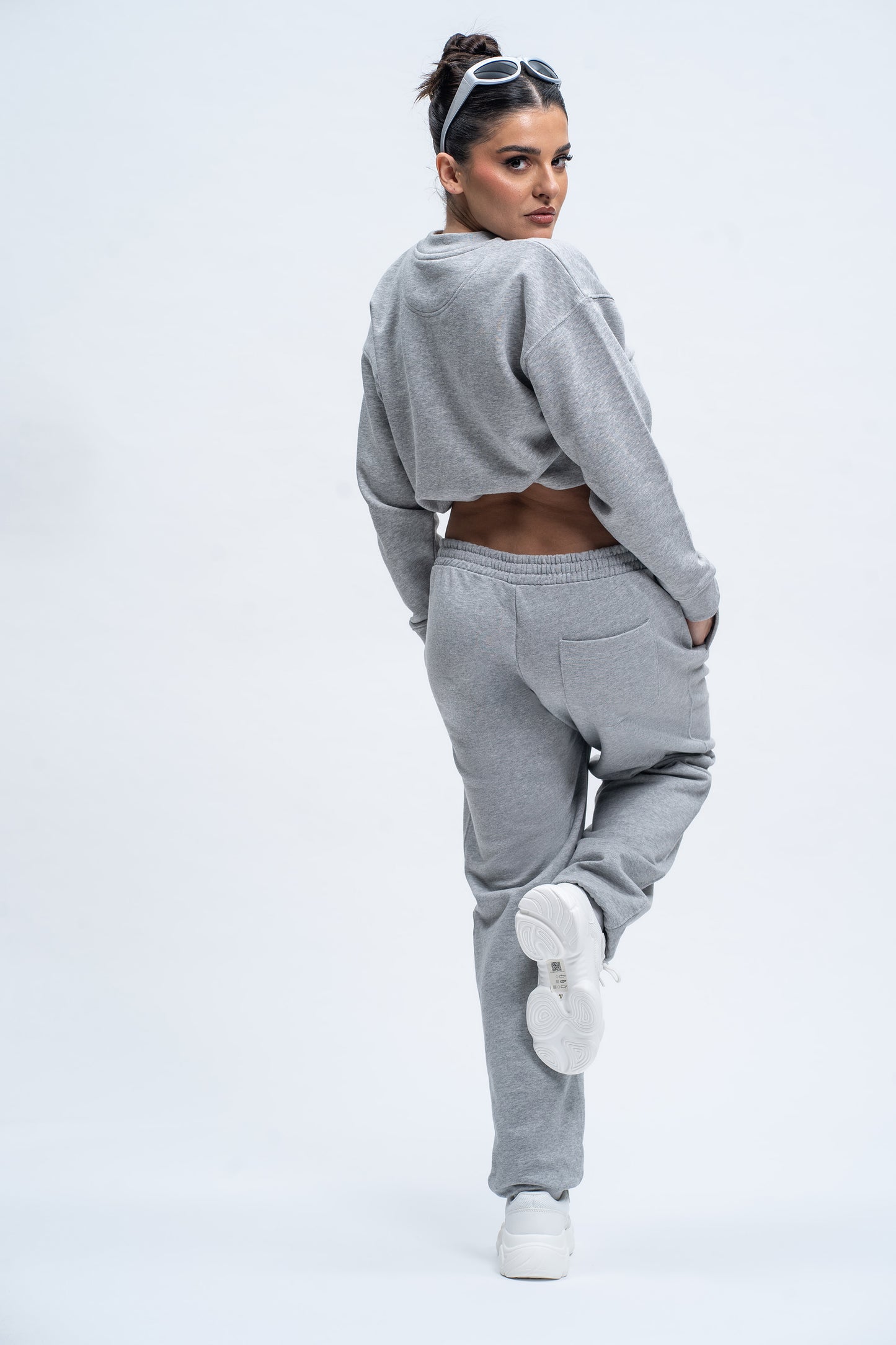 Sahar Fashion Cropped Sweatshirt