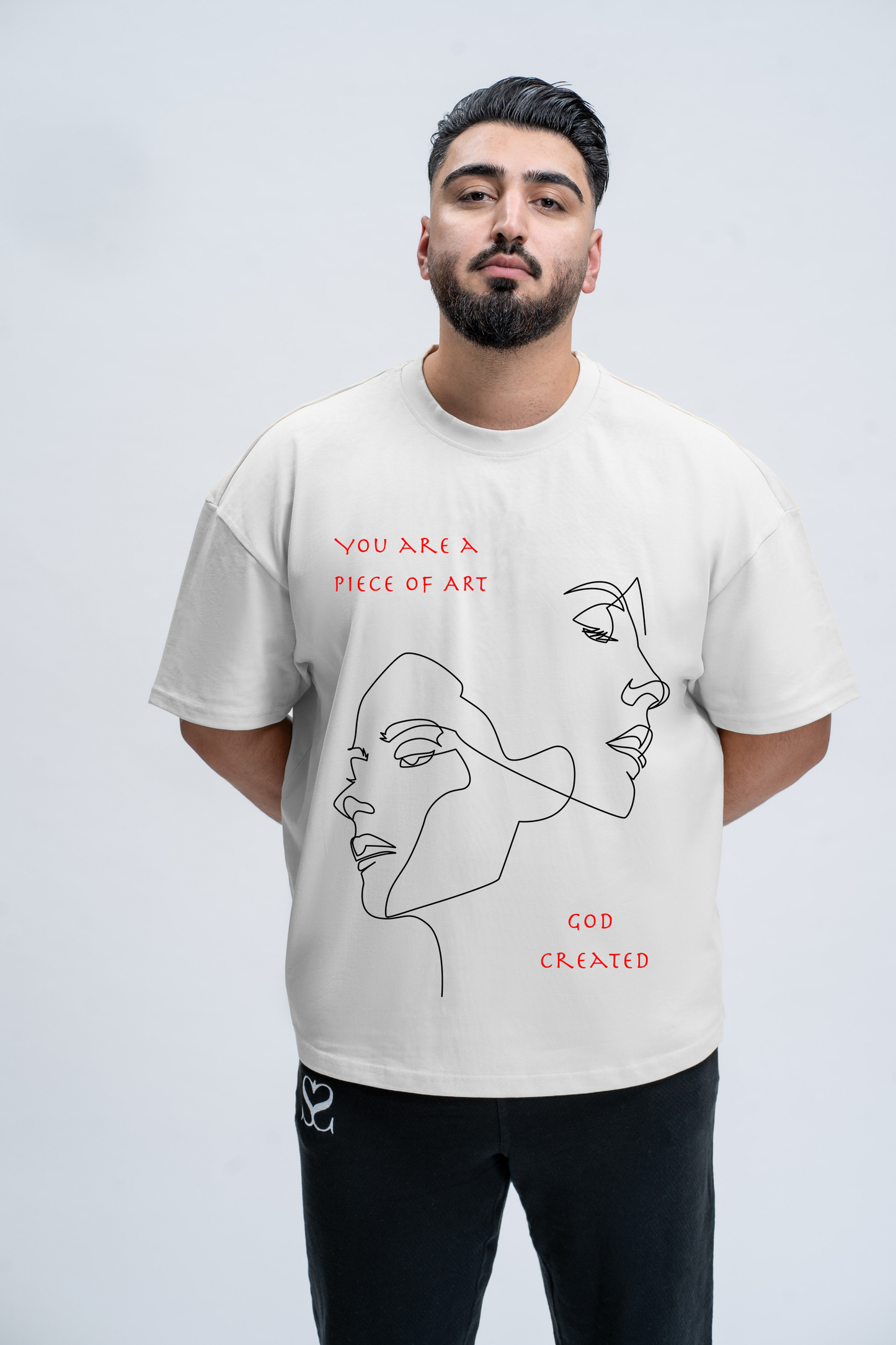 Oversized T-Shirt Piece of Art Sahar Fashion