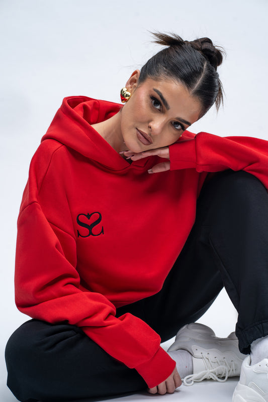 Sahar Fashion Oversized Hoodie Amor