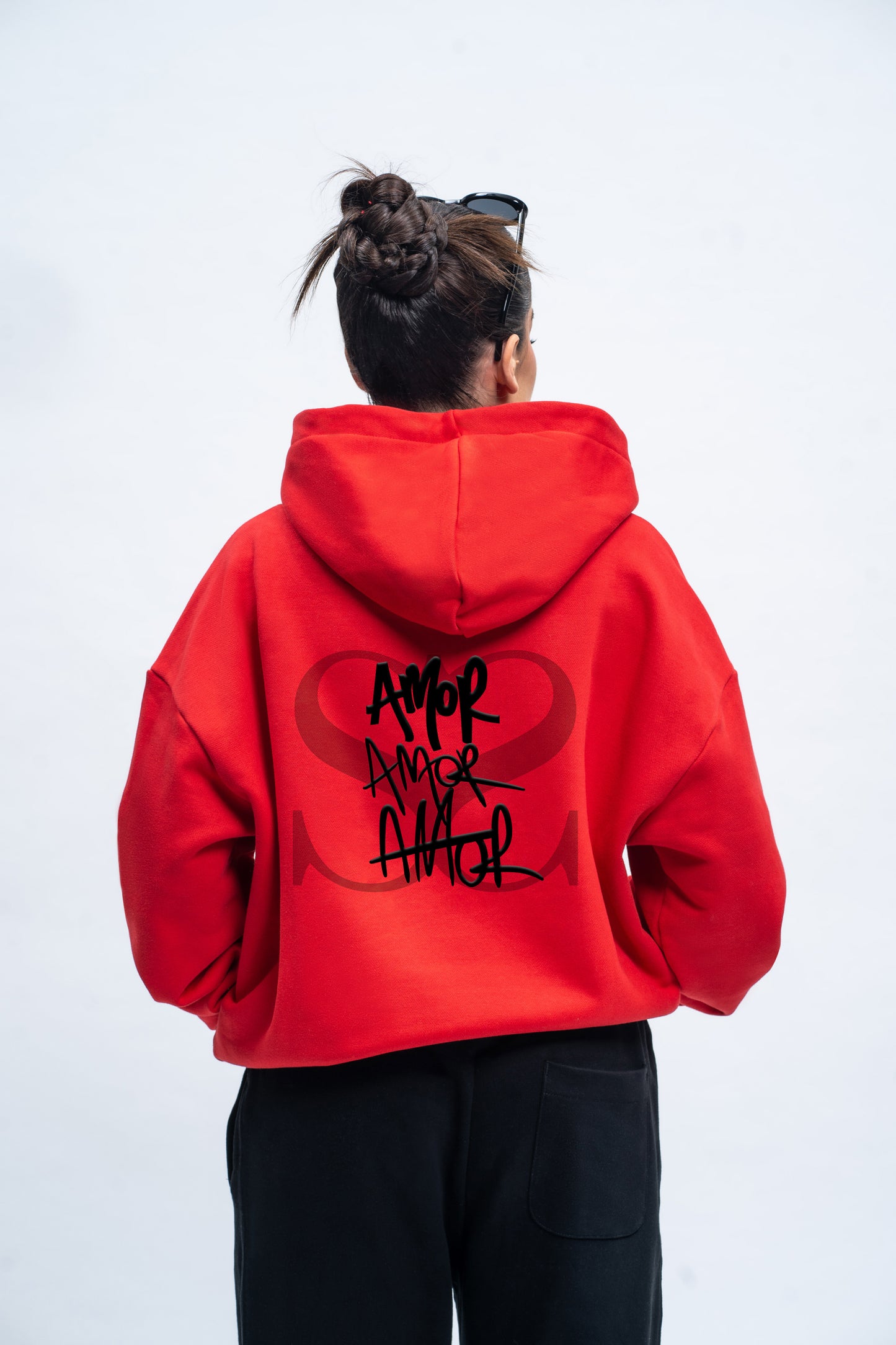 Sahar Fashion Oversized Hoodie Amor