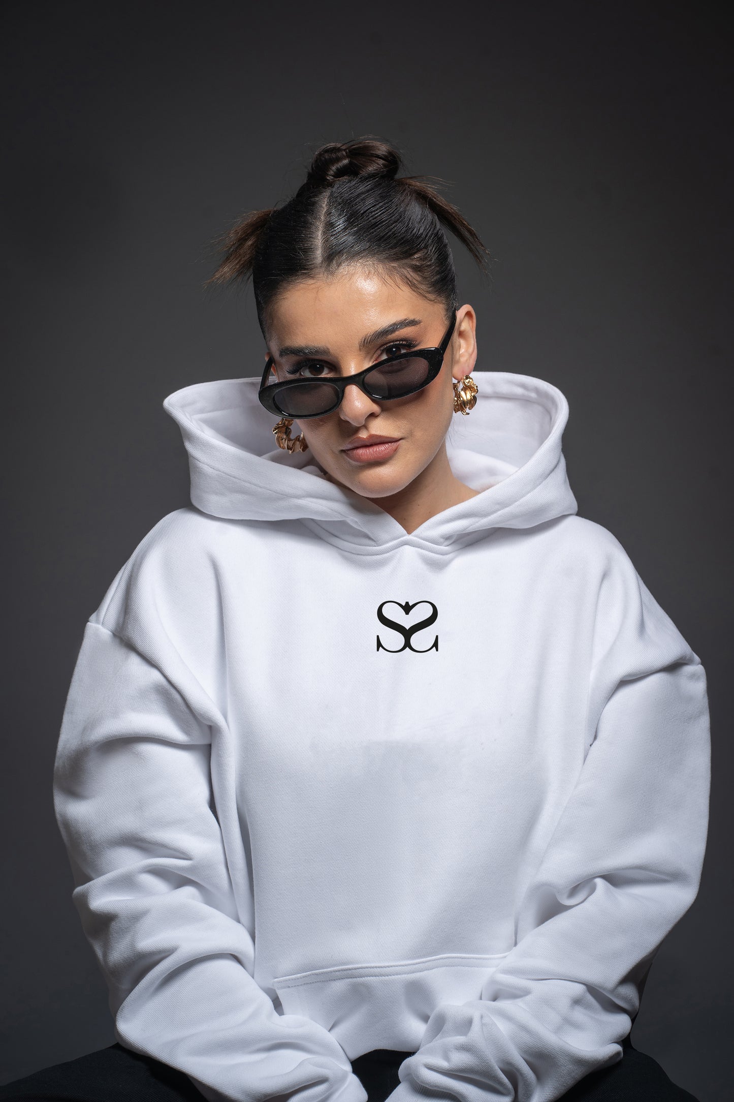 Sahar Fashion Oversized Hoodie Game Over