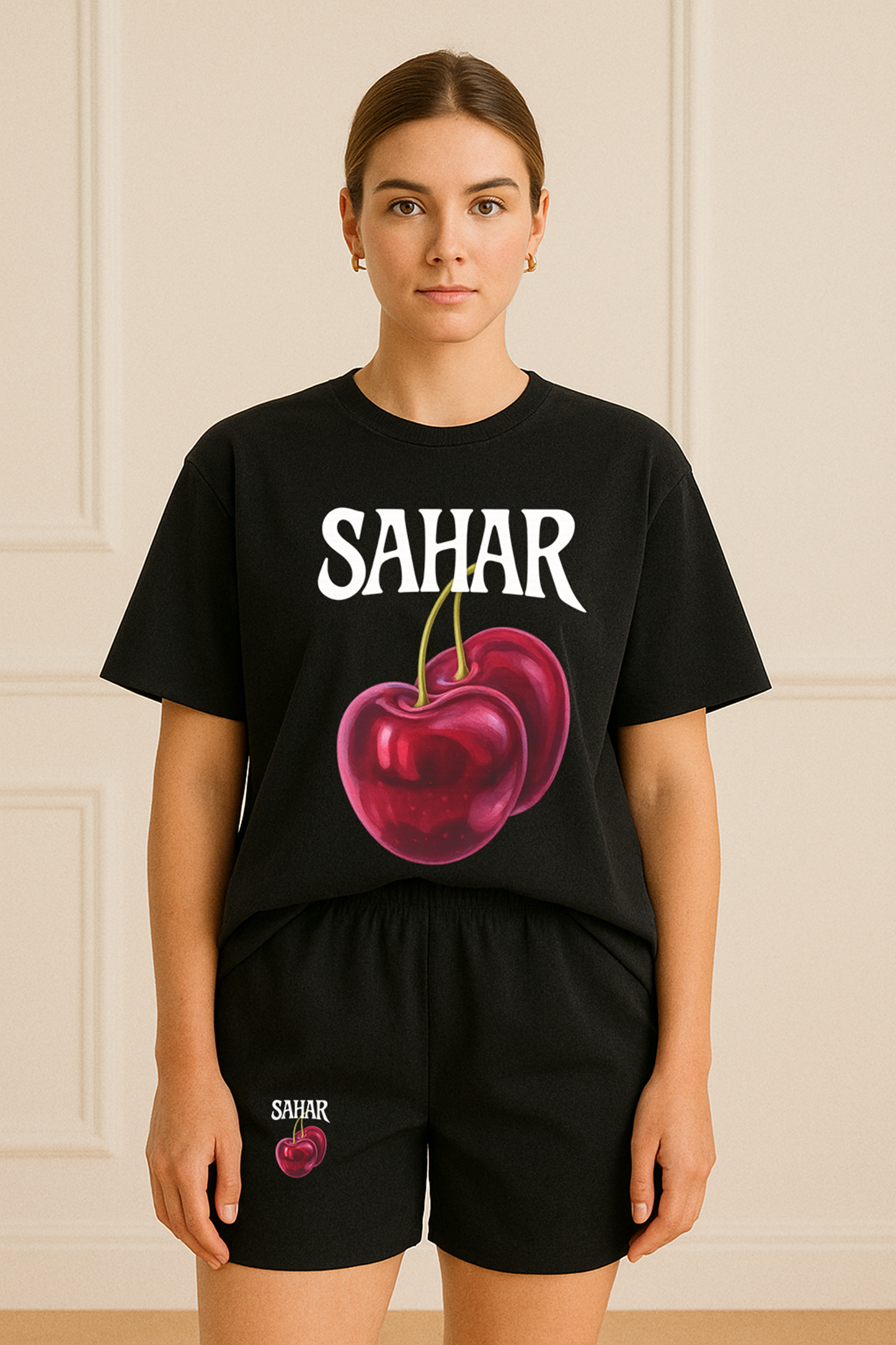 Oversized Tee - Cherry