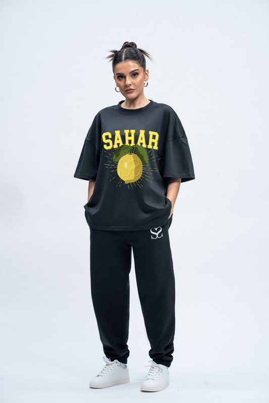 Oversized T-Shirt zitrone Sahar Fashion 