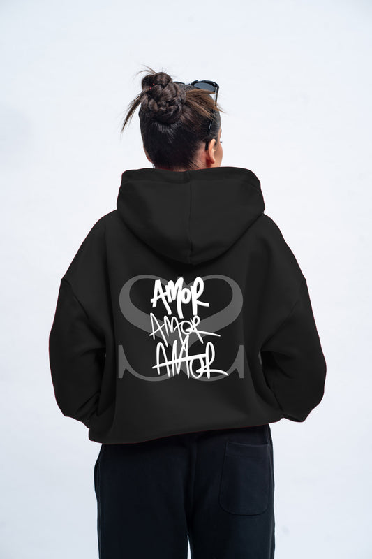 Sahar Fashion Oversized Hoodie Amor