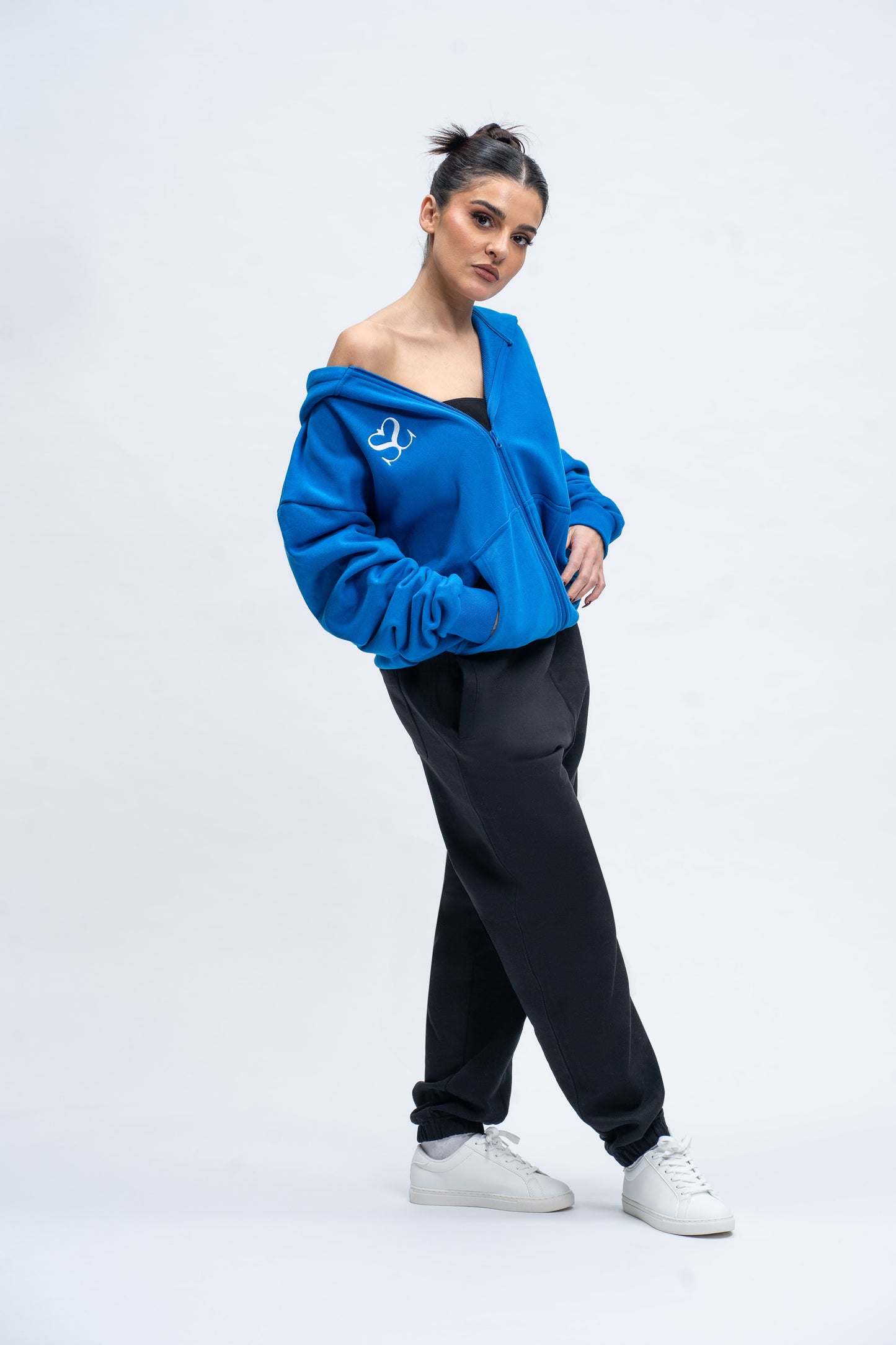 Sahar Fashion zipped hoodie