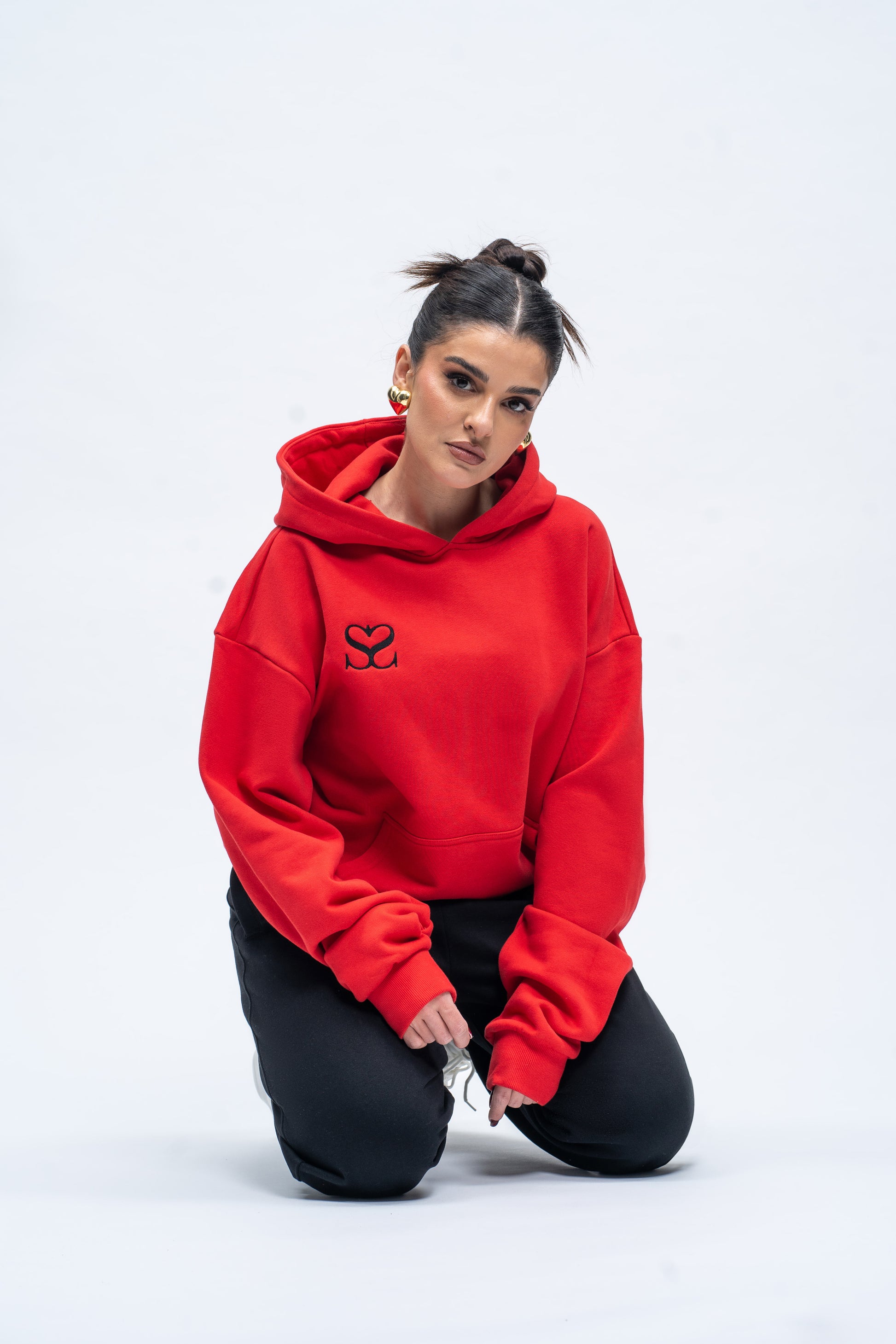 Sahar Fashion Oversized Hoodie Amor