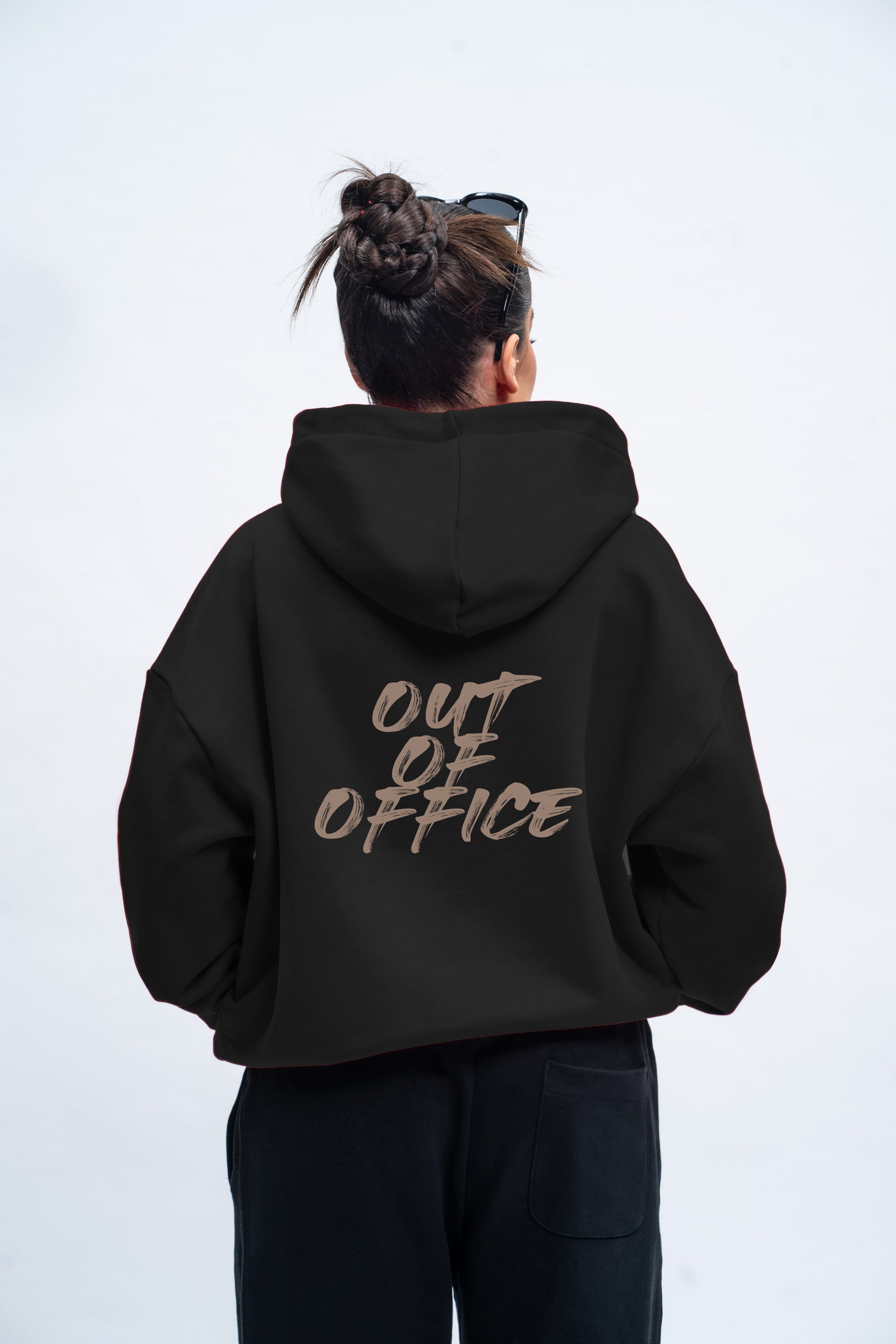 Sahar Fashion Oversized Hoodie Out of Office